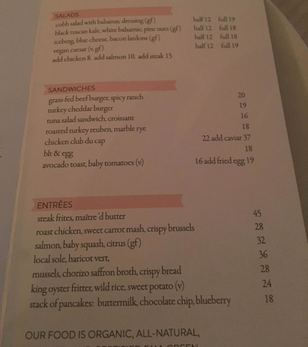 Like a DOPE I forgot to ask if you were allowed to add caviar to any item on the menu
